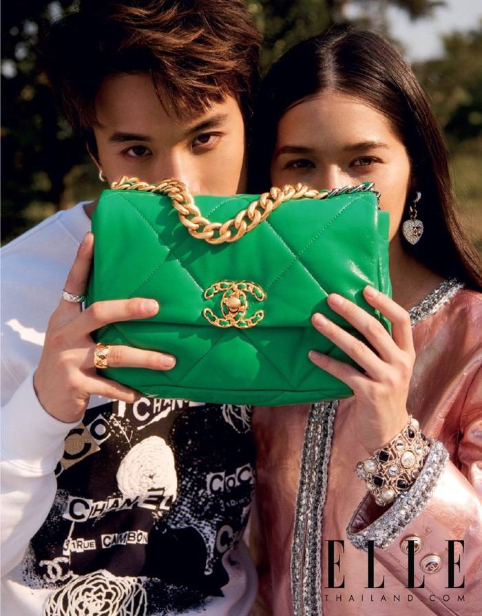 วี-วิโอเลต & เจมส์-ธีรดนย์ @ Elle Thailand March 2020