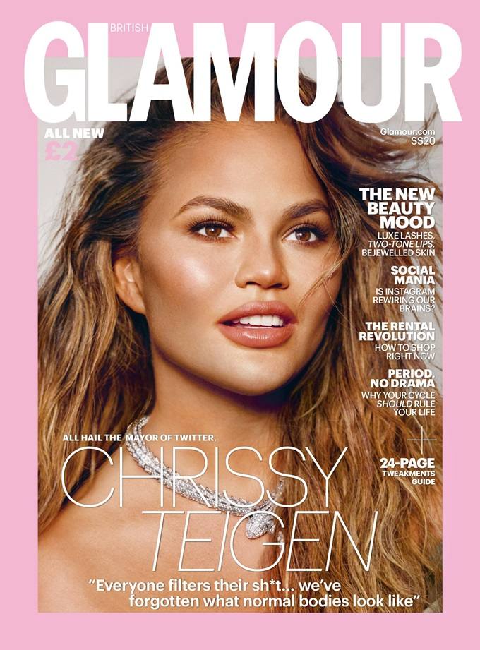 Chrissy Teigen @ Glamour UK S/S 2020