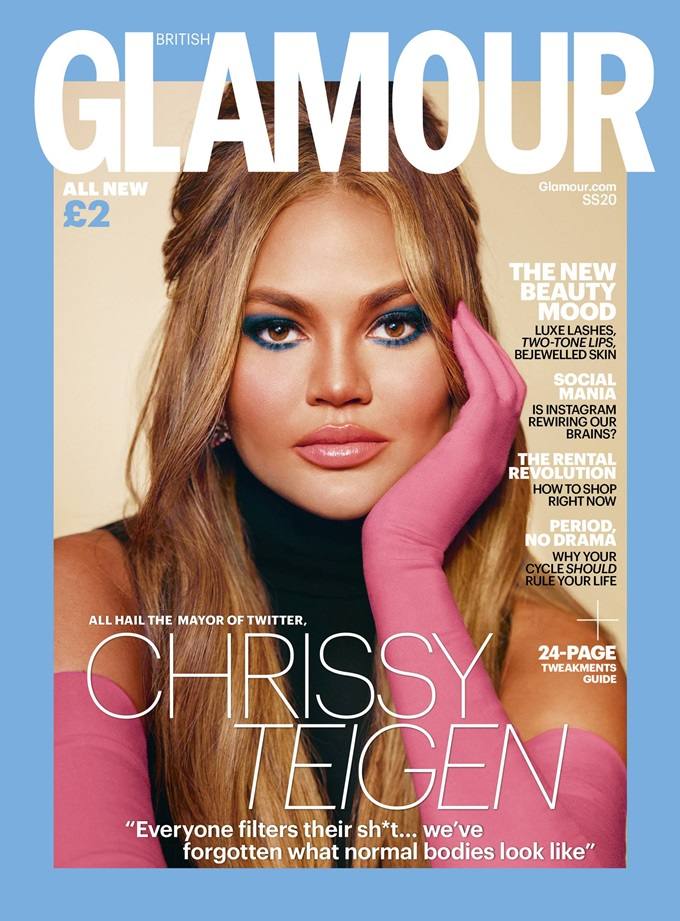 Chrissy Teigen @ Glamour UK S/S 2020