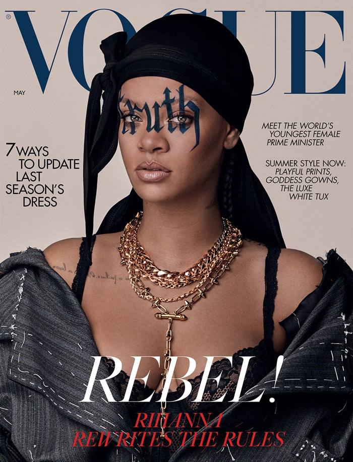 Rihanna @ Vogue UK May 2020
