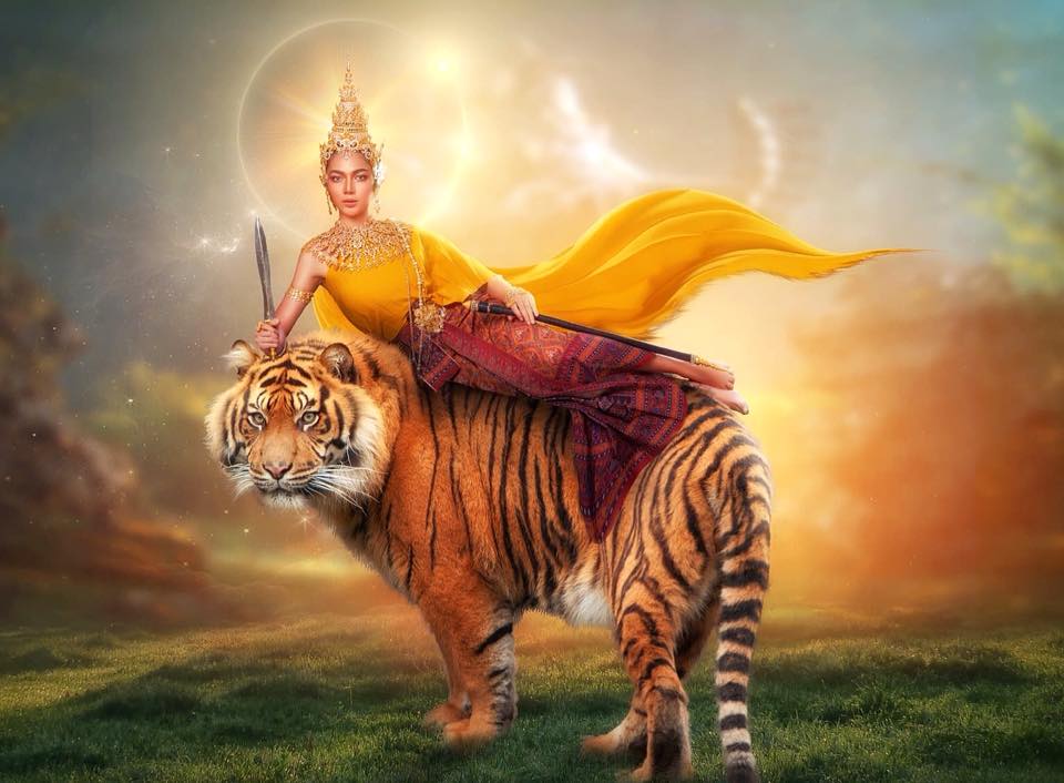Koraka Devi - goddess Songkran, Thailand 2020