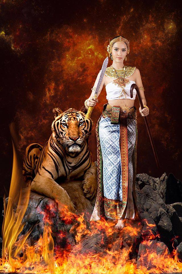 Koraka Devi - goddess Songkran, Thailand 2020