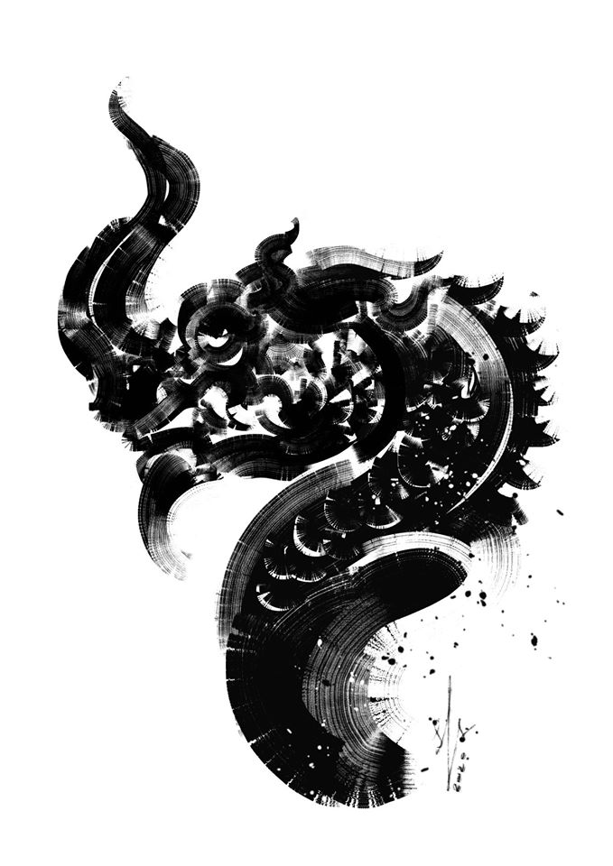 Digital paint artwork By skilled Thai people "SixsawsiX"