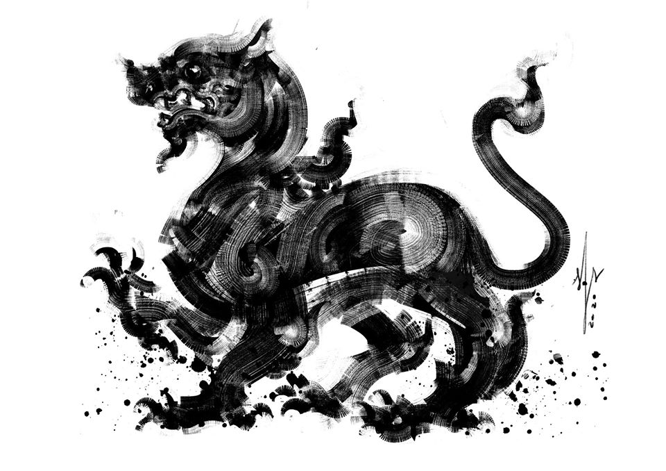 Digital paint artwork By skilled Thai people "SixsawsiX"