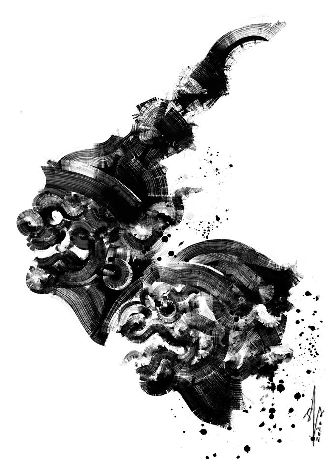 Digital paint artwork By skilled Thai people "SixsawsiX"