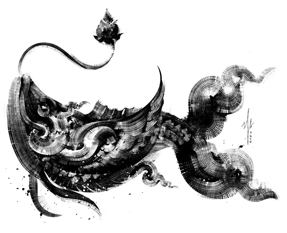 Digital paint artwork By skilled Thai people "SixsawsiX"