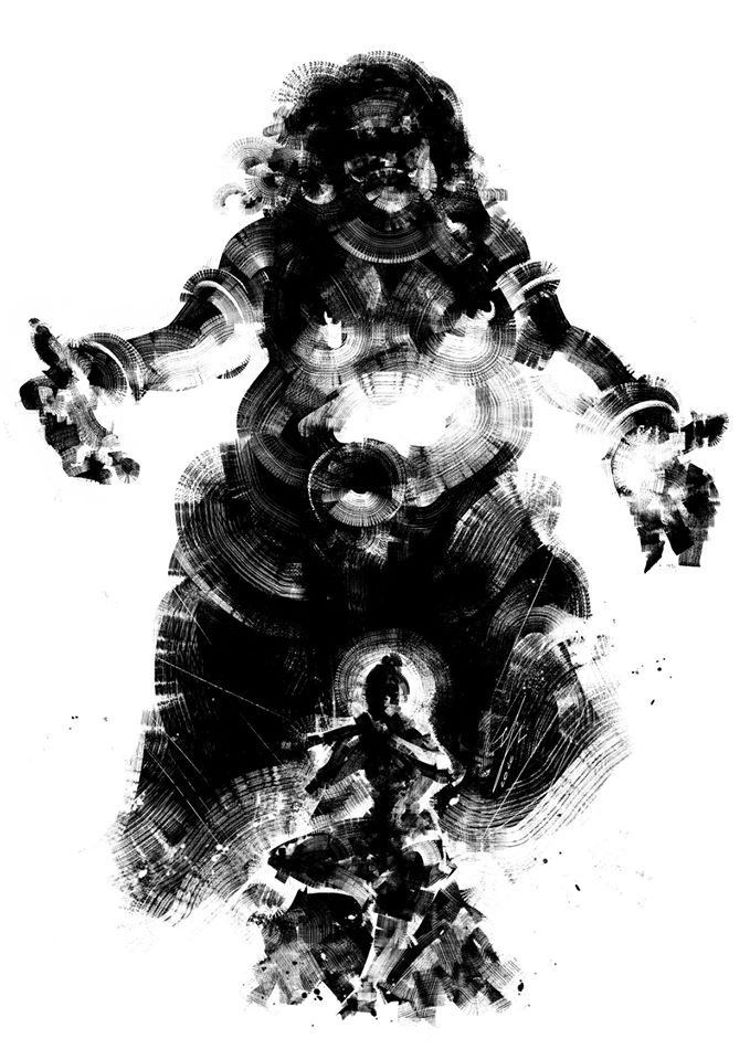 Digital paint artwork By skilled Thai people "SixsawsiX"
