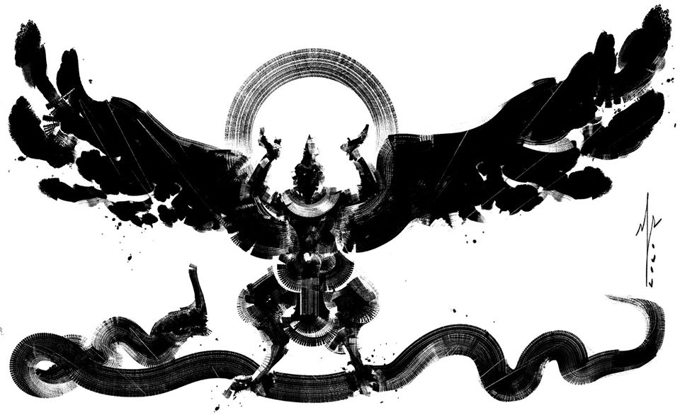 Digital paint artwork By skilled Thai people "SixsawsiX"