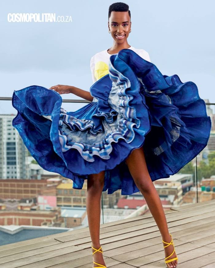 Zozibini Tunzi @ Cosmopolitan South Africa May 2020