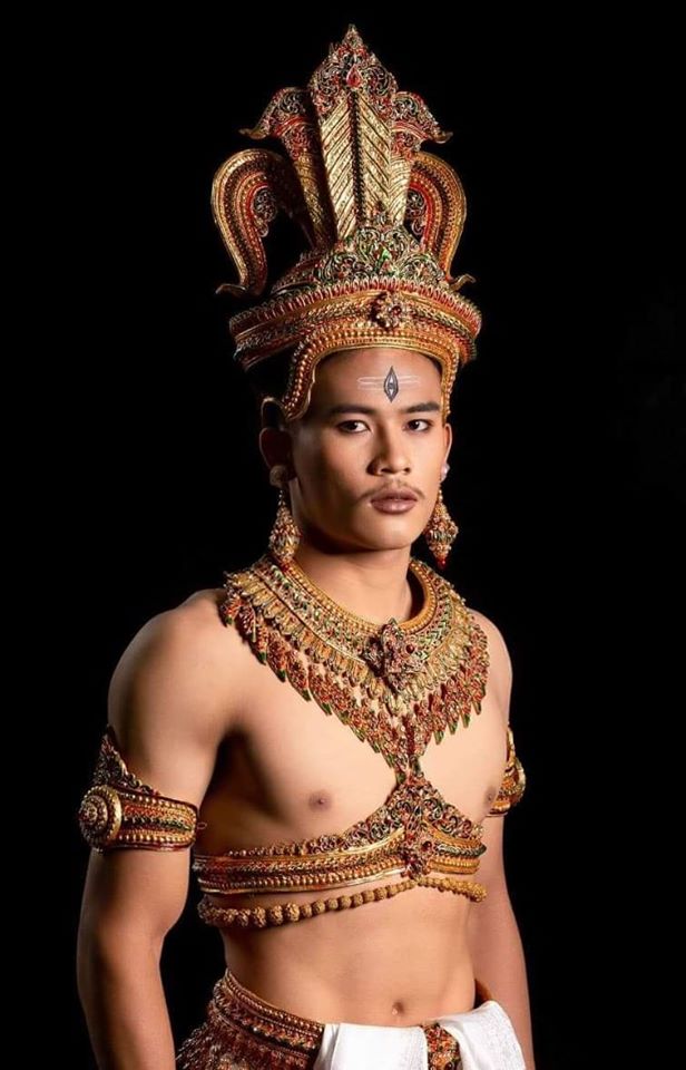 THAI ANCIENT GUY IN LAVO KINGDOM, THAILAND