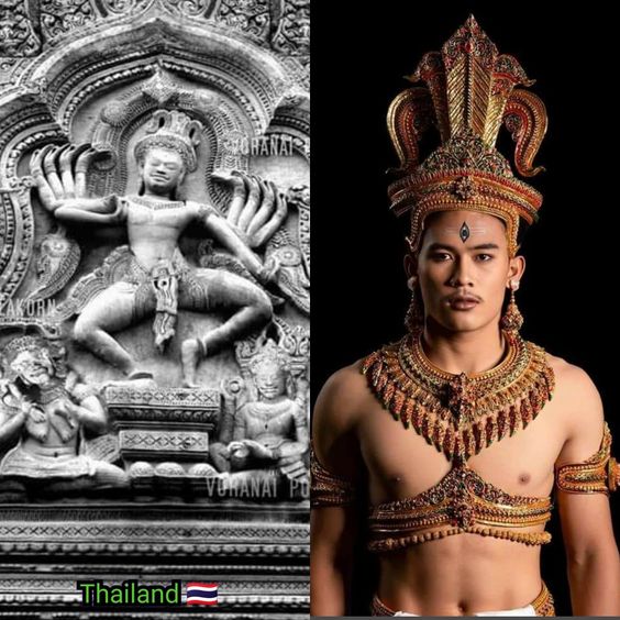 THAI ANCIENT GUY IN LAVO KINGDOM, THAILAND