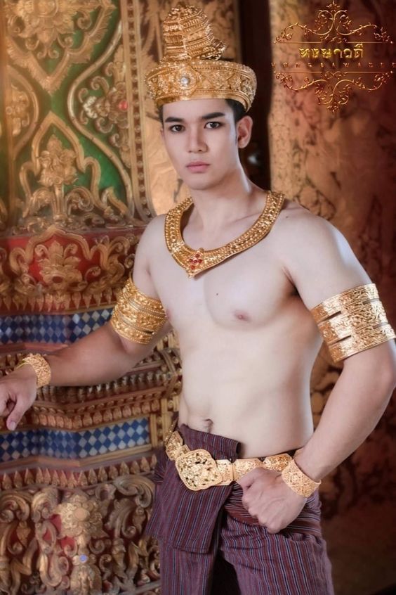 THAI ANCIENT GUY IN LAVO KINGDOM, THAILAND