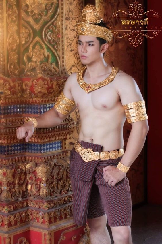 THAI ANCIENT GUY IN LAVO KINGDOM, THAILAND