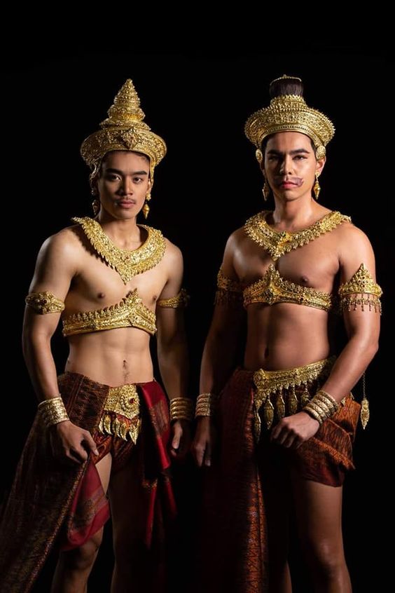 THAI ANCIENT GUY IN LAVO KINGDOM, THAILAND