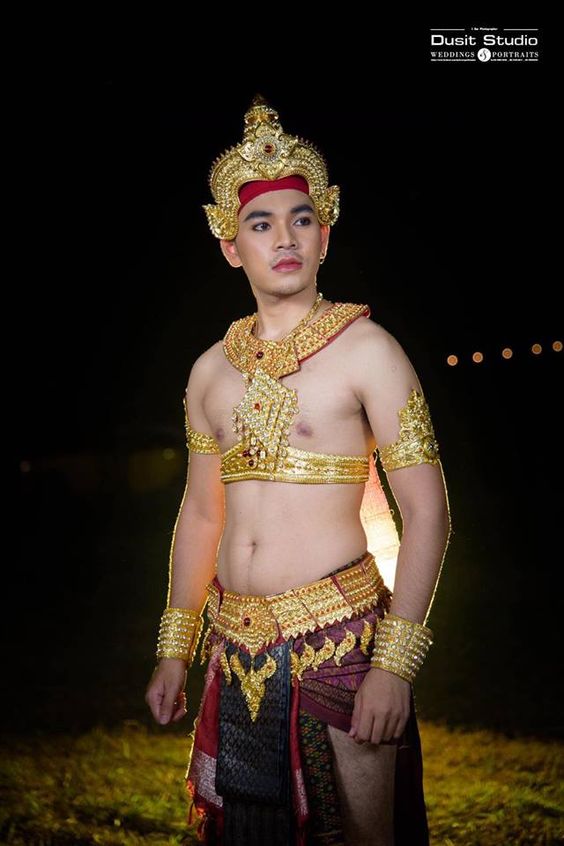 THAI ANCIENT GUY IN LAVO KINGDOM, THAILAND