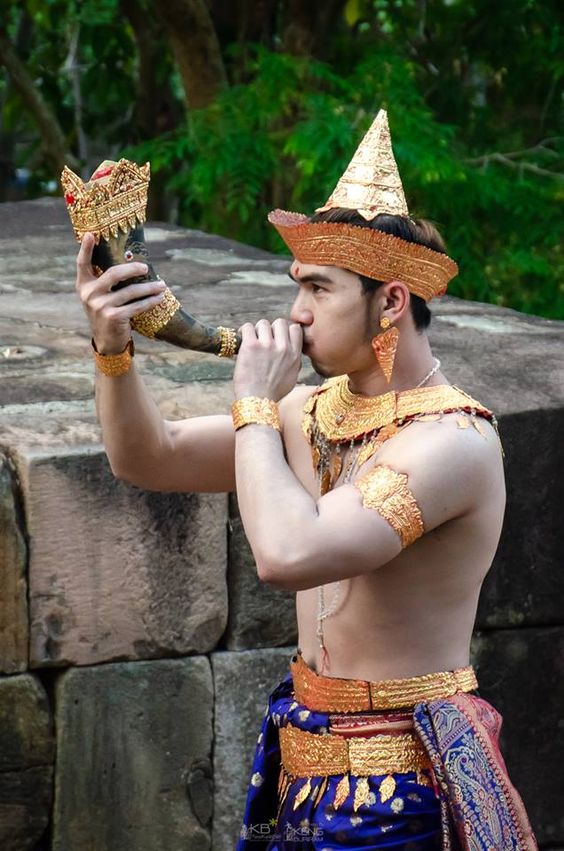 THAI ANCIENT GUY IN LAVO KINGDOM, THAILAND