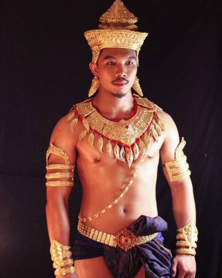 THAI ANCIENT GUY IN LAVO KINGDOM, THAILAND