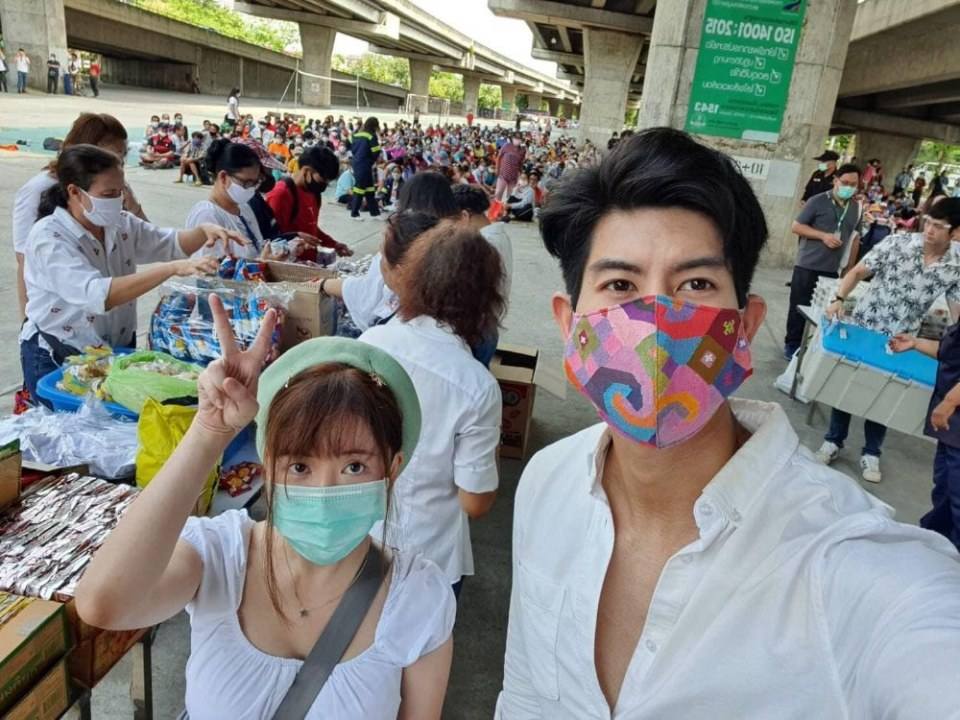 โครงการมื้อนี้คนไทยช่วยให้อิ่ม รวมพล คนวงการบันเทิง โฆษณา พิธีกร , นางงาม ,นายแบบ , นางแบบ