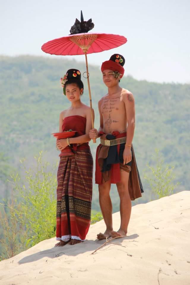 Tai yuan ethnic - Lanna traditional costume, Thailand