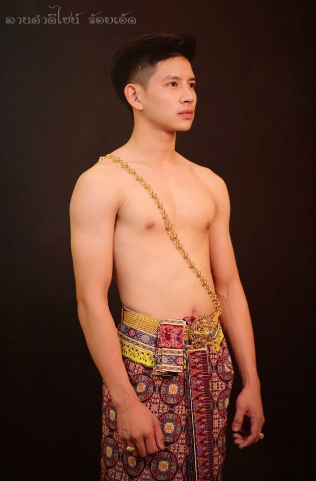 "Thai guy with traditional outfit" Thailand.