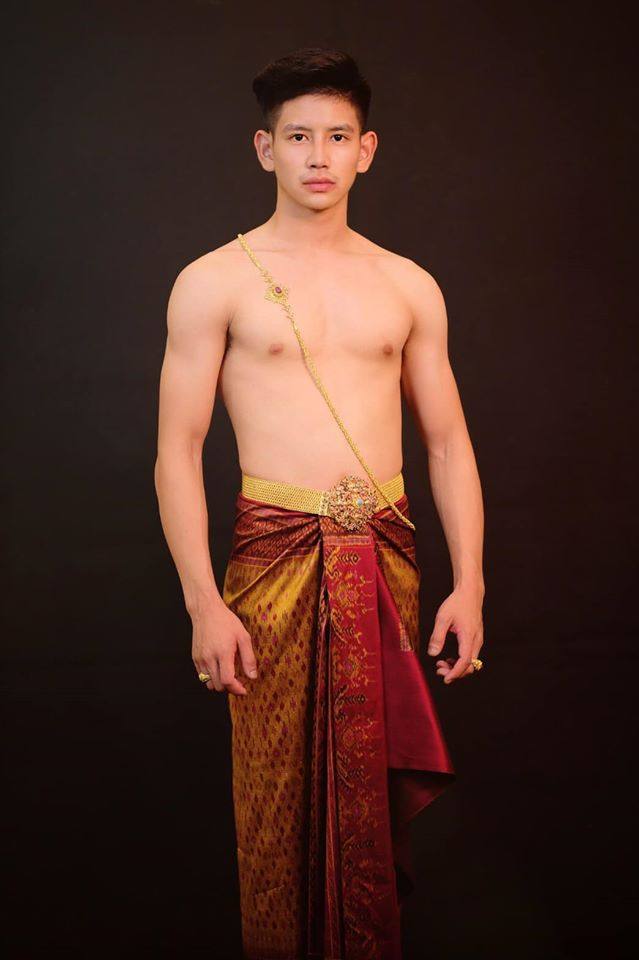 "Thai guy with traditional outfit" Thailand.
