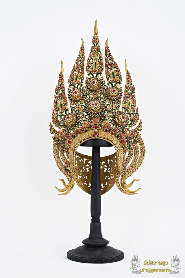 Thai Apsara headdress in Thailand.