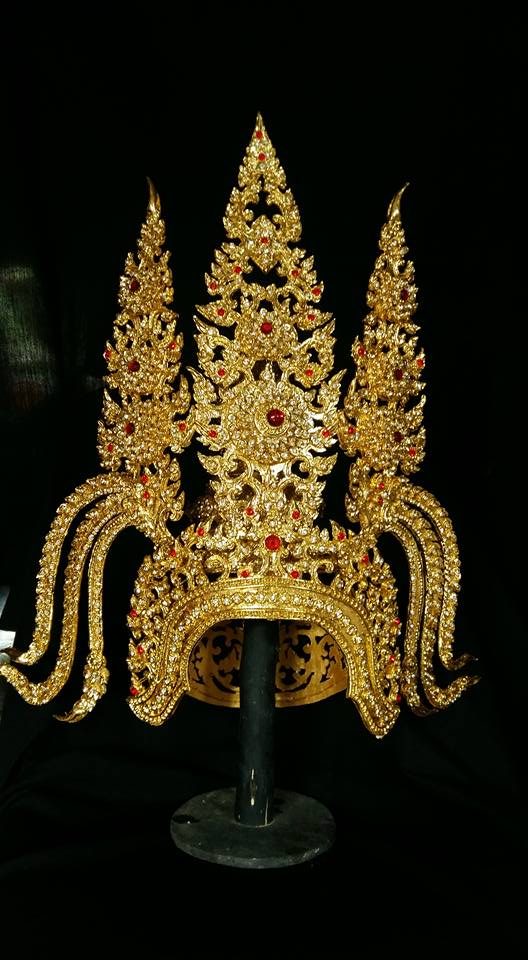 Thai Apsara headdress in Thailand.