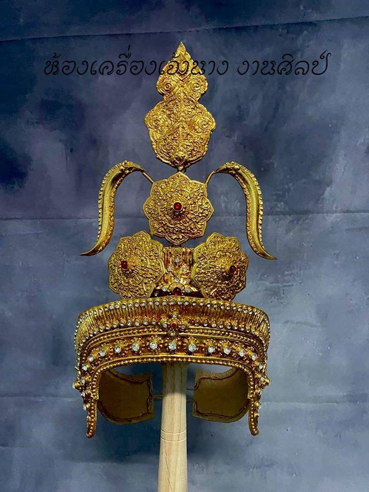 Thai Apsara headdress in Thailand.