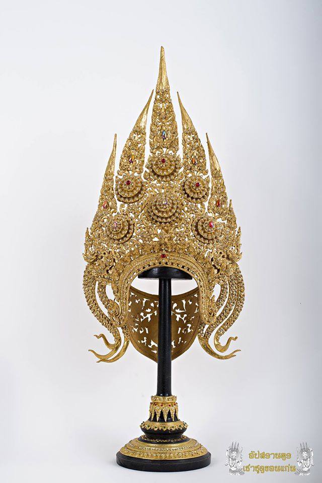 Thai Apsara headdress in Thailand.