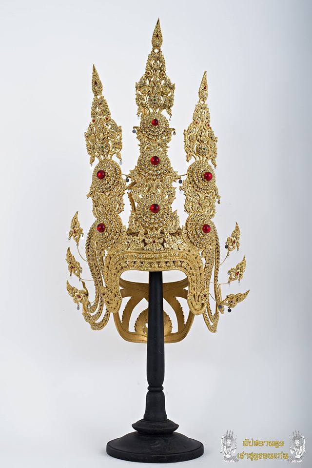 Thai Apsara headdress in Thailand.