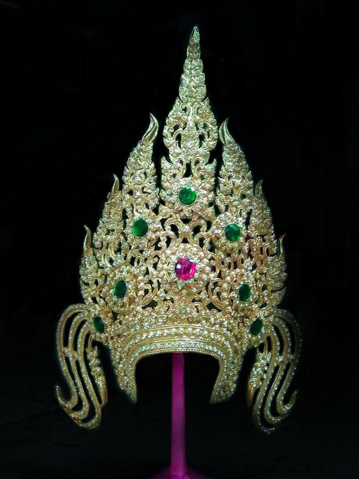 Thai Apsara headdress in Thailand.