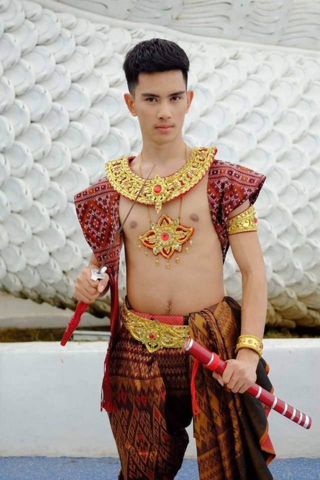 Thai guy and traditional outfit | Thailand