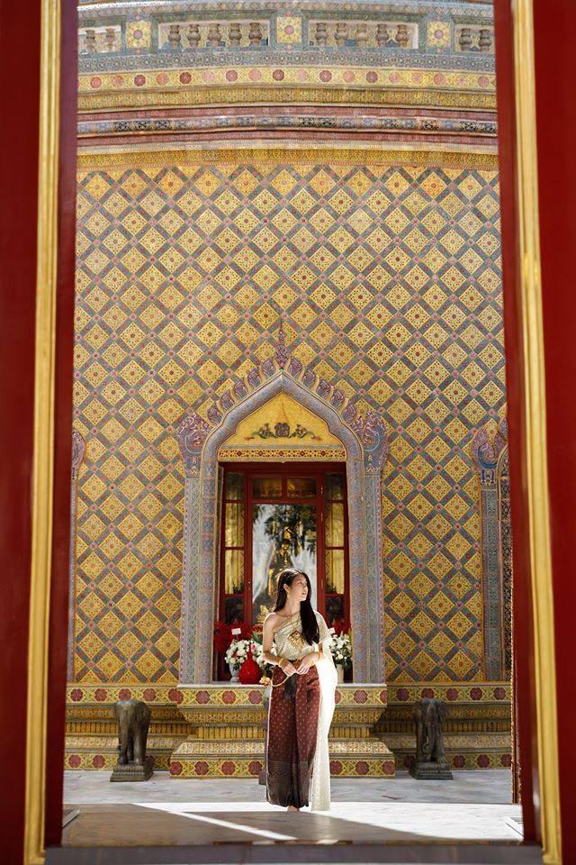Thailand 🇹🇭 | Thai dress at Wat Ratchabophit