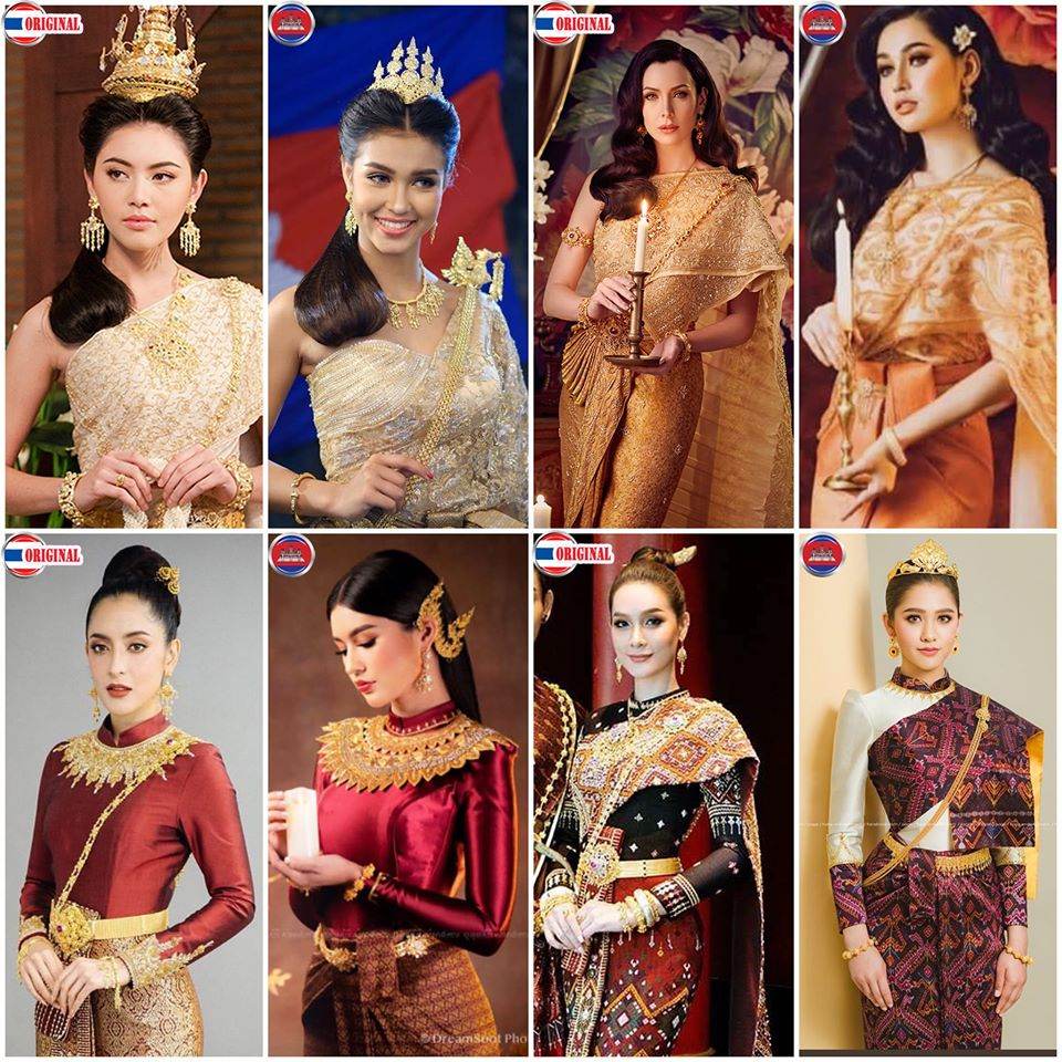 National Thai costume | copyright of Thai people. 🇹🇭