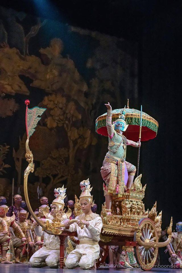 โขนพระราชทาน๒๕๖๑ พิเภกสวามิภักดิ์ | Khon masked dance drama in Thailand 🇹🇭