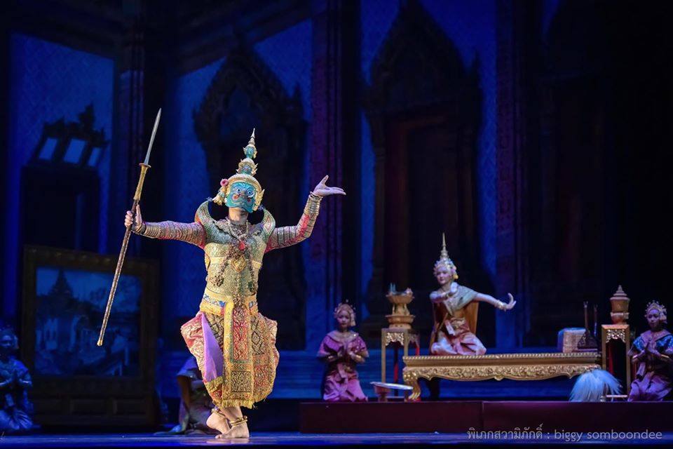 โขนพระราชทาน๒๕๖๑ พิเภกสวามิภักดิ์ | Khon masked dance drama in Thailand 🇹🇭