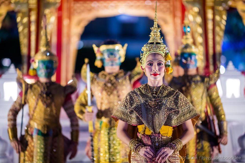 โขนพระราชทาน๒๕๖๑ พิเภกสวามิภักดิ์ | Khon masked dance drama in Thailand 🇹🇭
