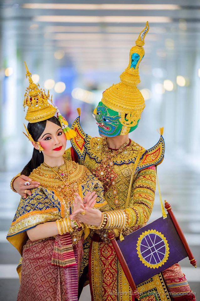 โขนพระราชทาน๒๕๖๑ พิเภกสวามิภักดิ์ | Khon masked dance drama in Thailand 🇹🇭