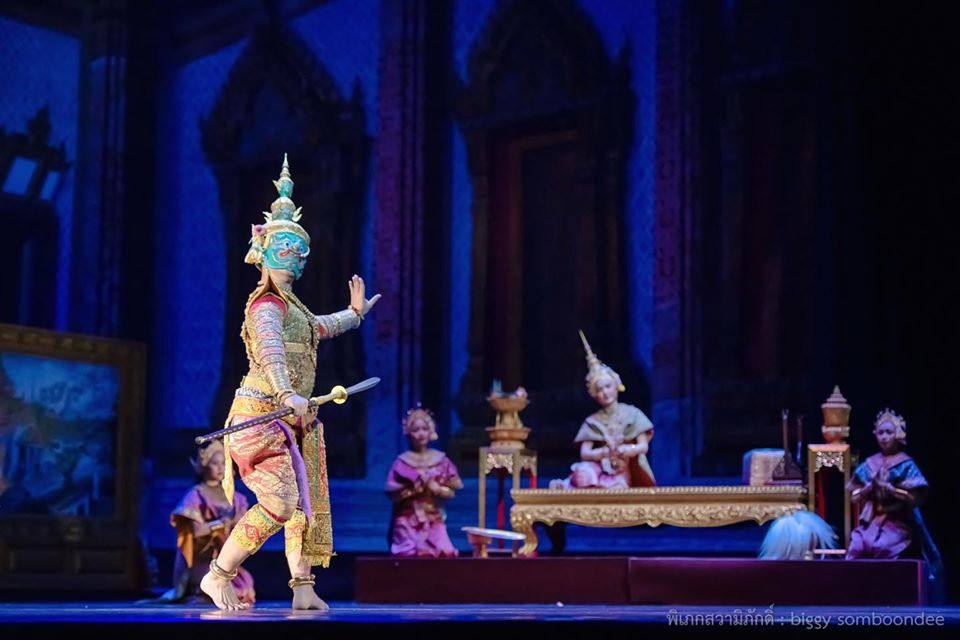 โขนพระราชทาน๒๕๖๑ พิเภกสวามิภักดิ์ | Khon masked dance drama in Thailand 🇹🇭