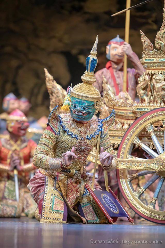 โขนพระราชทาน๒๕๖๑ พิเภกสวามิภักดิ์ | Khon masked dance drama in Thailand 🇹🇭