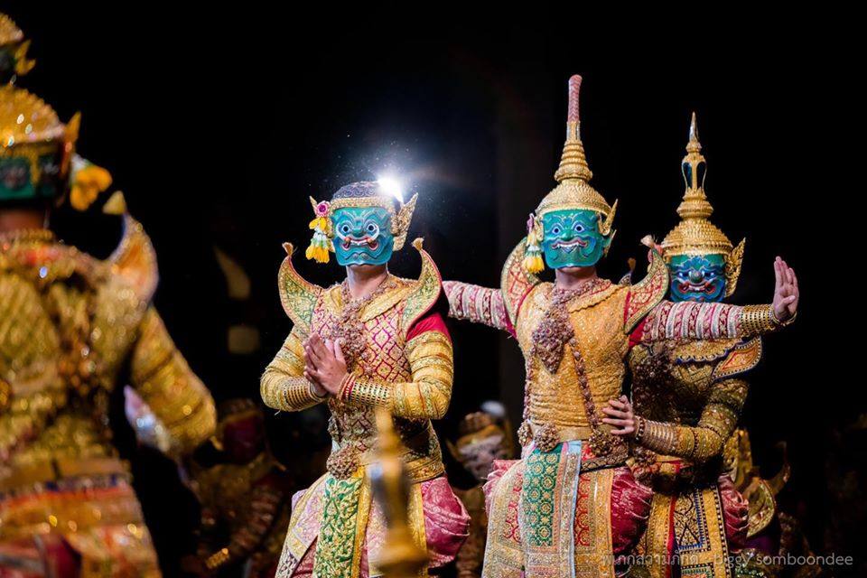 โขนพระราชทาน๒๕๖๑ พิเภกสวามิภักดิ์ | Khon masked dance drama in Thailand 🇹🇭