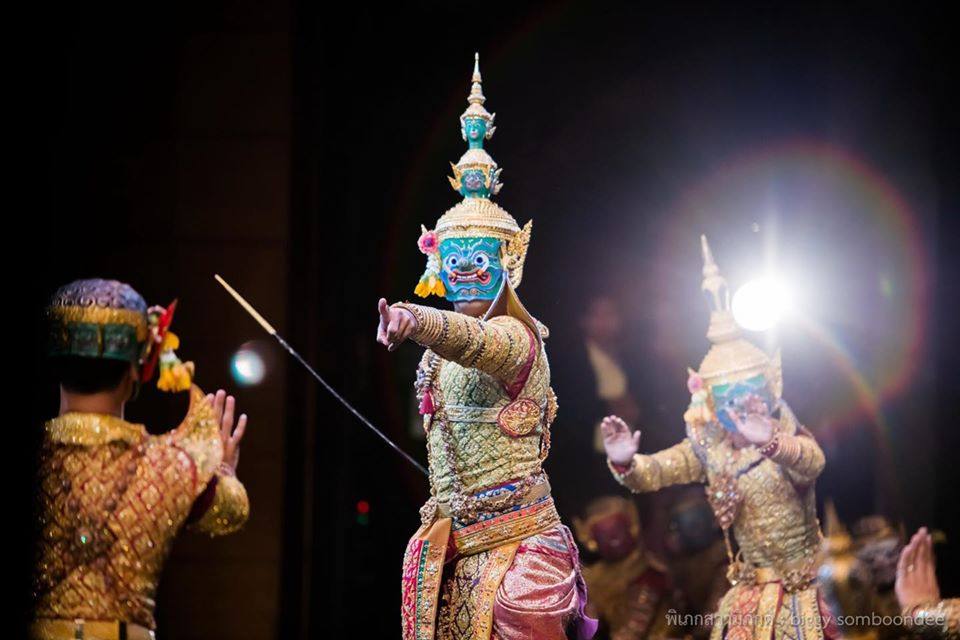 โขนพระราชทาน๒๕๖๑ พิเภกสวามิภักดิ์ | Khon masked dance drama in Thailand 🇹🇭