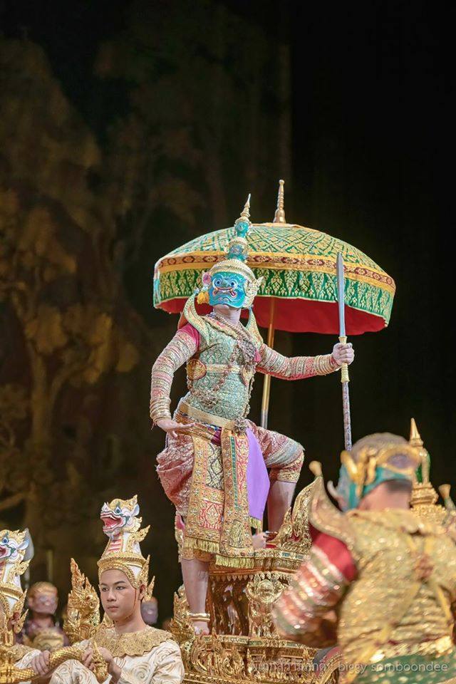 โขนพระราชทาน๒๕๖๑ พิเภกสวามิภักดิ์ | Khon masked dance drama in Thailand 🇹🇭