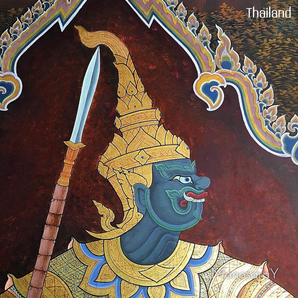 THAILAND🇹🇭 | The mural of giants in Ramakien at Wat Phra Kaew, Bangkok