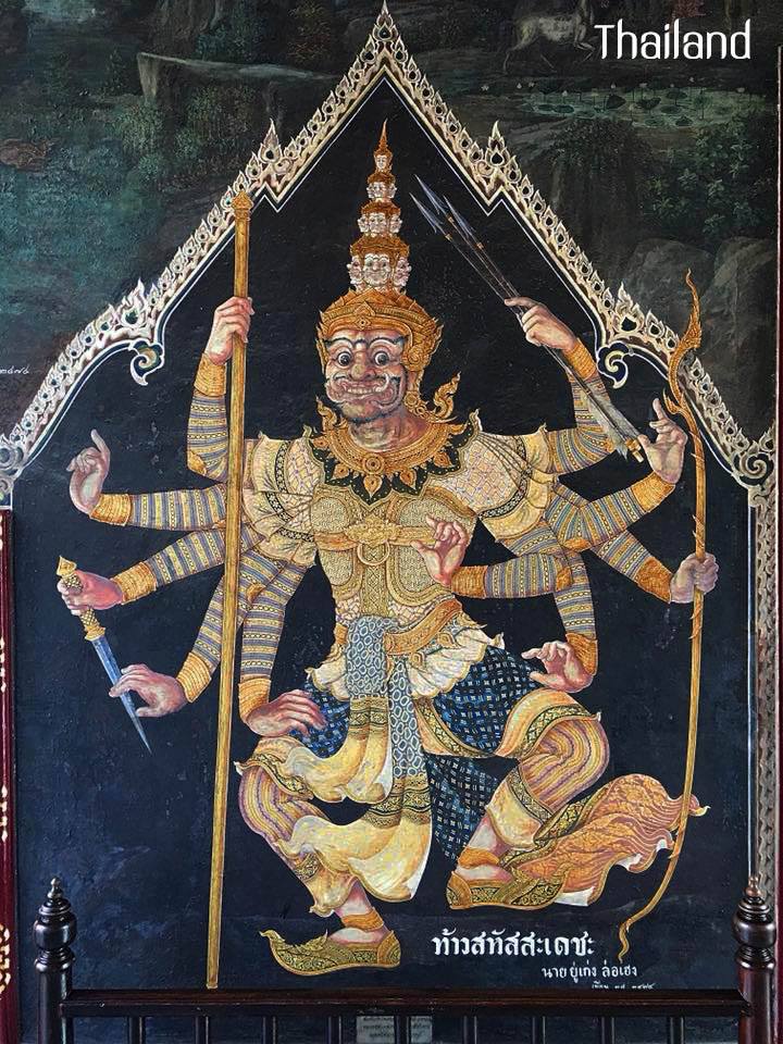 THAILAND🇹🇭 | The mural of giants in Ramakien at Wat Phra Kaew, Bangkok