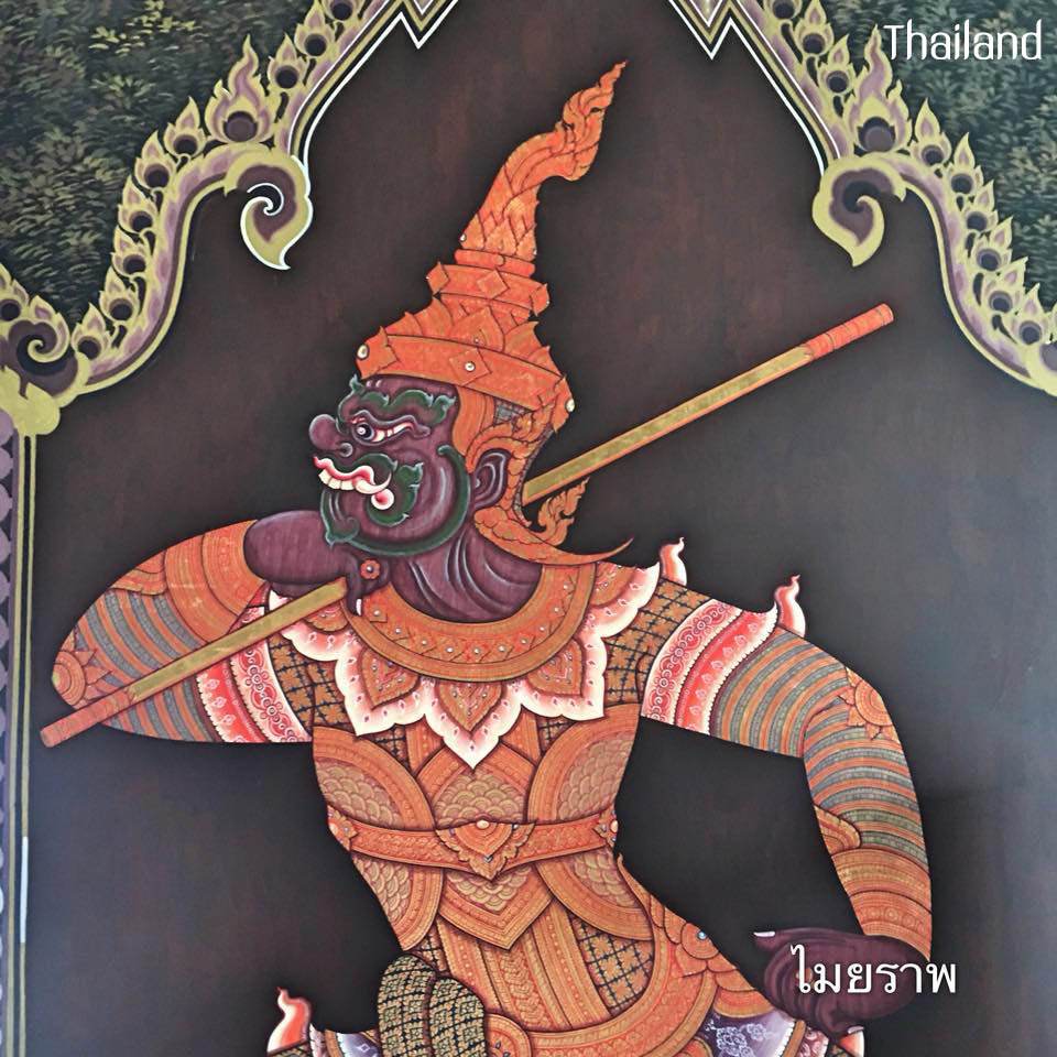 THAILAND🇹🇭 | The mural of giants in Ramakien at Wat Phra Kaew, Bangkok