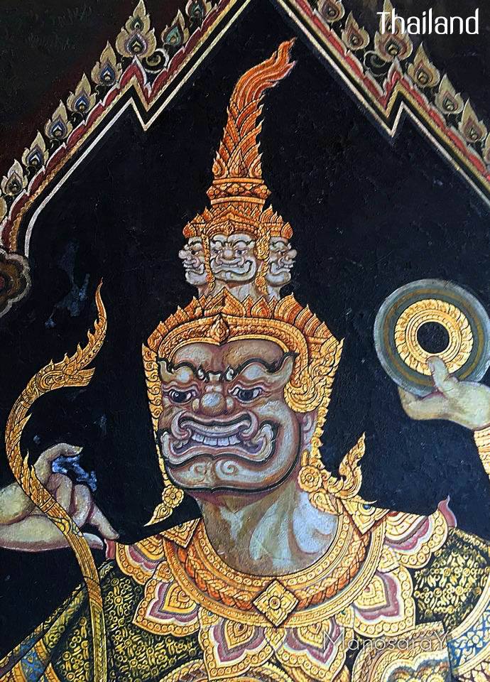 THAILAND🇹🇭 | The mural of giants in Ramakien at Wat Phra Kaew, Bangkok