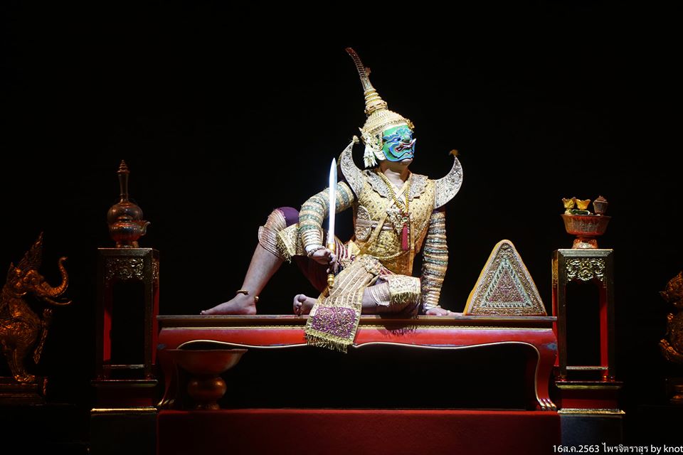 Thailand ðđð | “āđāļāļāļīāļāļĢāļēāļŠāļđāļĢ” Khon masked dance drama in Thailand