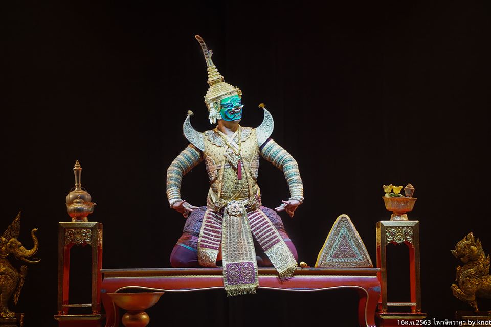 Thailand ðđð | “āđāļāļāļīāļāļĢāļēāļŠāļđāļĢ” Khon masked dance drama in Thailand