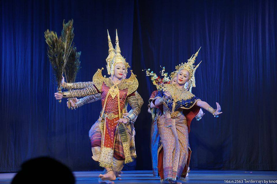 Thailand ðđð | “āđāļāļāļīāļāļĢāļēāļŠāļđāļĢ” Khon masked dance drama in Thailand